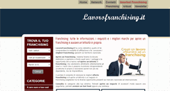 Desktop Screenshot of lavorofranchising.it