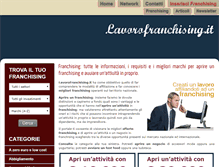 Tablet Screenshot of lavorofranchising.it